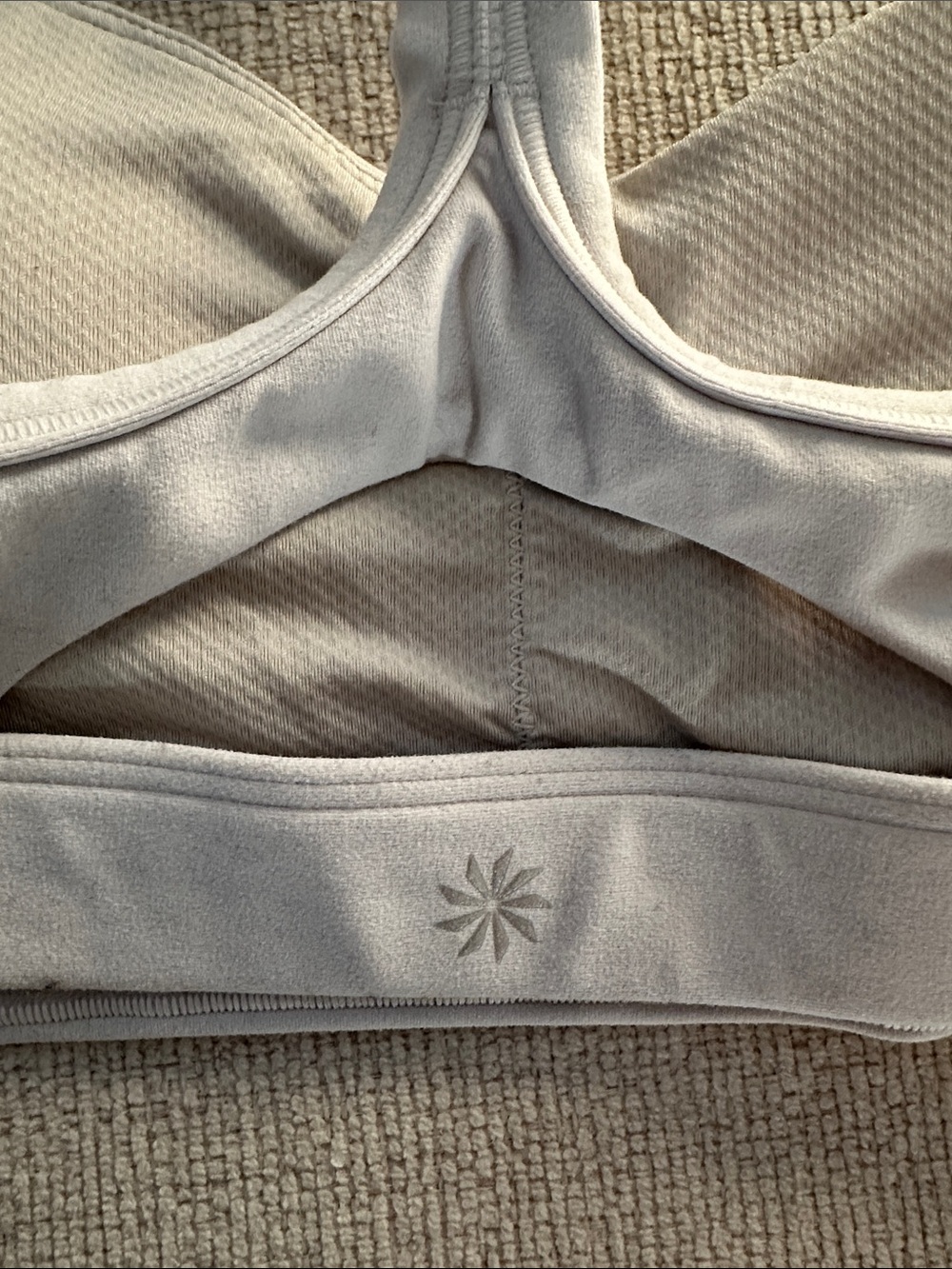 Athleta white Sports Bra - Picture 3 of 4